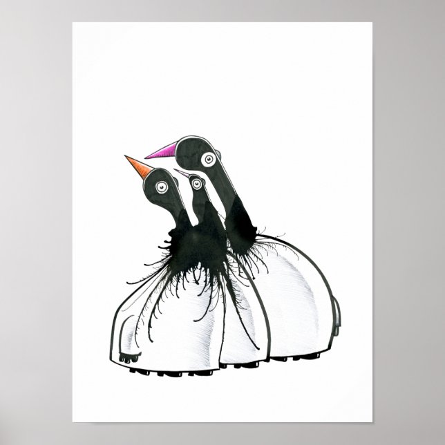 Póster Tres monstruos Fiestas (Frente)