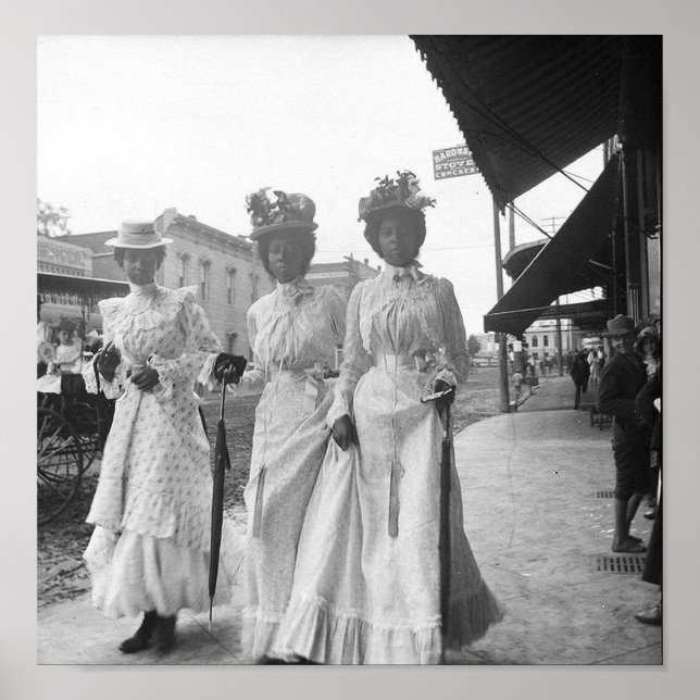 Póster Tres mujeres en Marshall Texas (Frente)