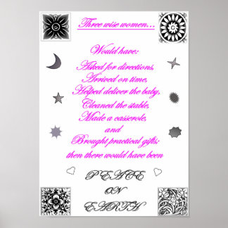 Póster tres mujeres sabias