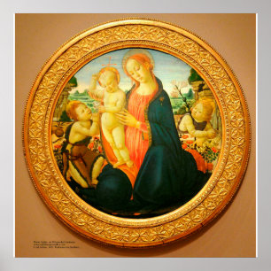 Póster Tres niños sagrados de Sellaio