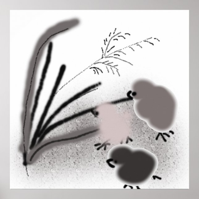 Póster Tres pequeñas chicas (Frente)