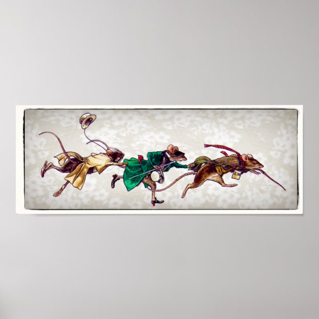 Póster Tres ratones ciegos (Frente)