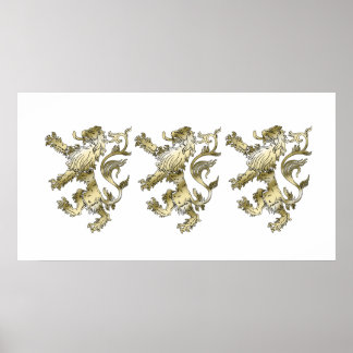 Póster Tres regalos a la sombra de los leones