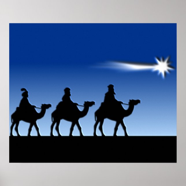 Póster Tres sabios - regalo de los magos (Frente)