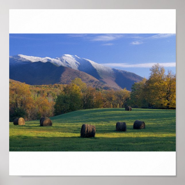 Póster Tres Temporadas, Monte Mansifield, Vermont (Frente)