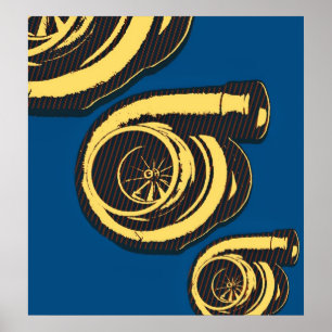 Póster Tres turbos