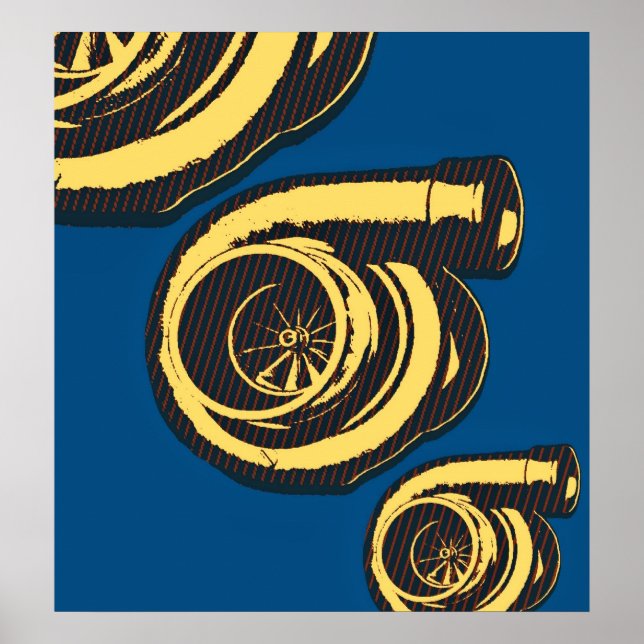 Póster Tres turbos (Frente)