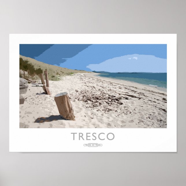 Póster Tresco Railway Poster (Frente)