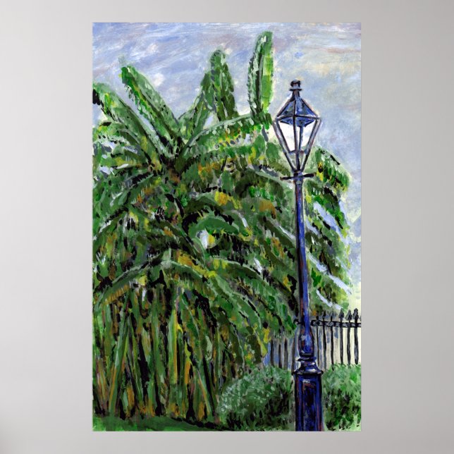 Póster Tress bananero en Jackson Square (Frente)