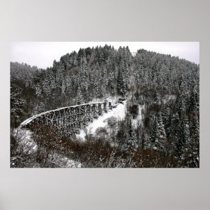 Póster Trestle ferroviario en Nudcroft Nuevo México