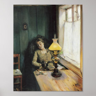 Póster Trett de Krohg cristiano (1885)