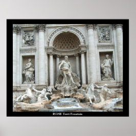 Póster Trevi Fountain in Rome, Italy Poster