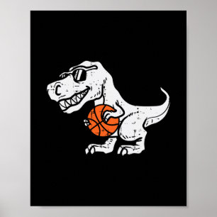 Póster Trex Dinosaur Esqueleto Lindo Deporte Niño Jugador