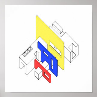 Póster Tri Color Archi