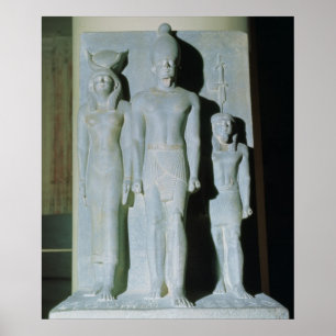 Póster Tríada de Menkaure