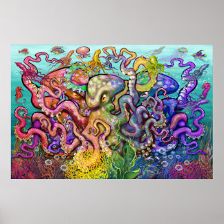 Póster Tríada de Octopi