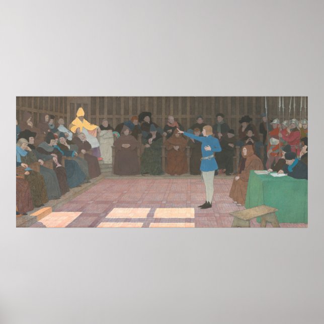 Póster Trial of Joan of Arc - Boutet de Monvel Fine Art (Frente)