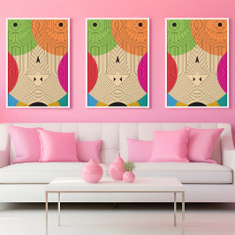 Póster Triángulo antiguo