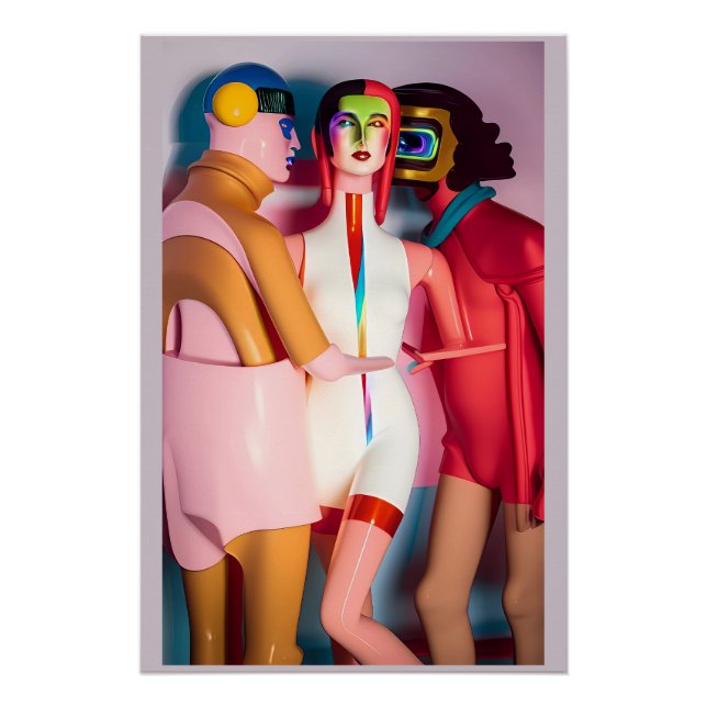 Póster Triángulo de amor agudo (Anverso)