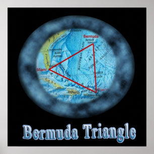 Póster Triángulo de las Bermudas
