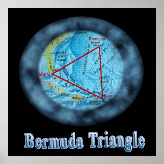 Póster Triángulo de las Bermudas (Frente)