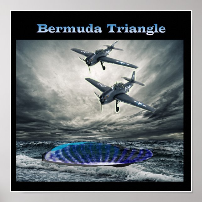 Póster Triángulo del vuelo 19 Bermudas (Frente)
