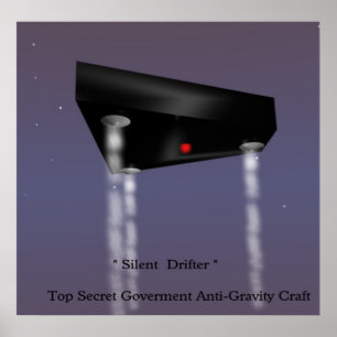 Póster Triángulo negro