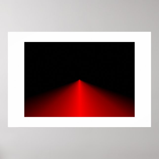 Póster Triángulo rojo (Frente)