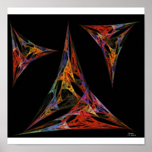 Póster Triángulos