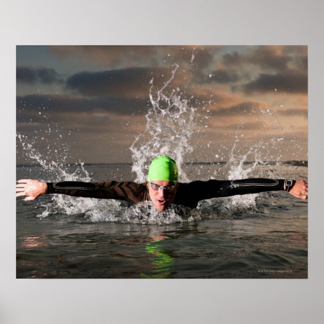 Póster Triatleta 2 (Frente)