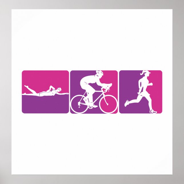 Póster Triatlón de Liga Mayor (Frente)