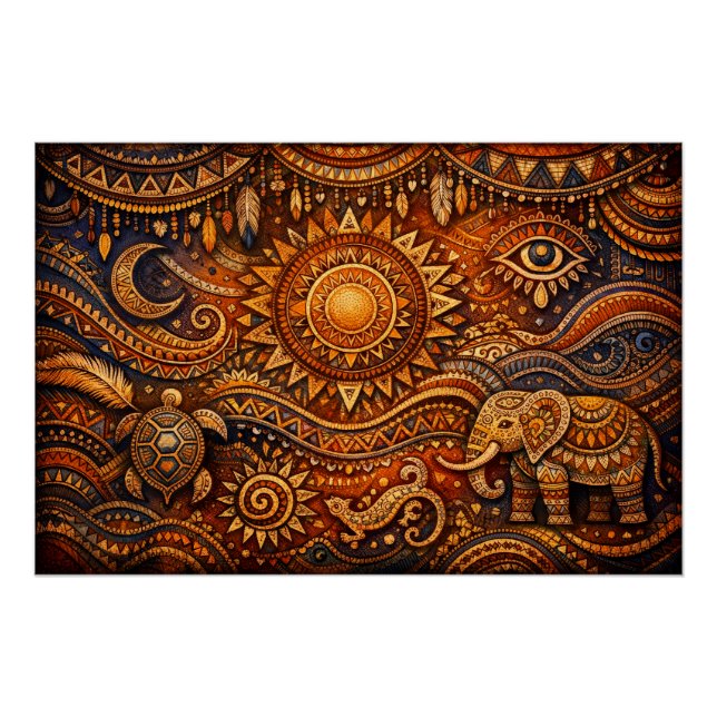 Póster Tribal (Anverso)