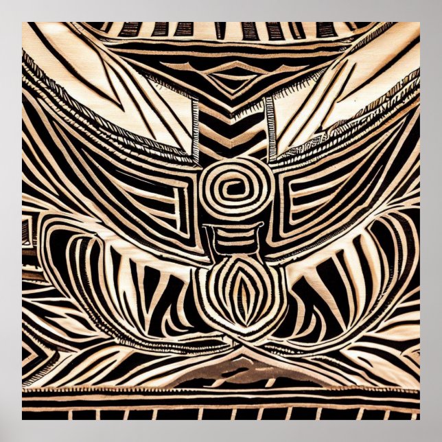 PÓSTER TRIBAL AFRICANO (Frente)