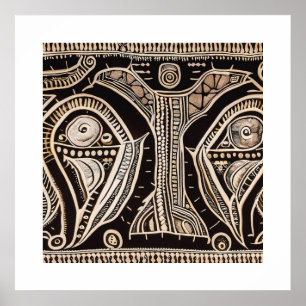 PÓSTER TRIBAL AFRICANO