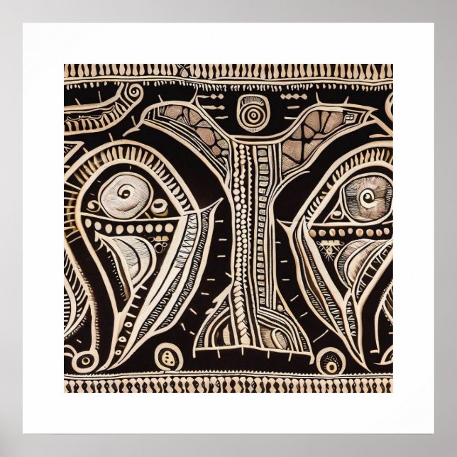 PÓSTER TRIBAL AFRICANO (Frente)