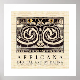 PÓSTER TRIBAL AFRICANO
