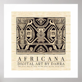 PÓSTER TRIBAL AFRICANO