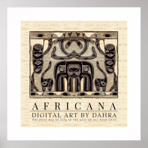 PÓSTER TRIBAL AFRICANO