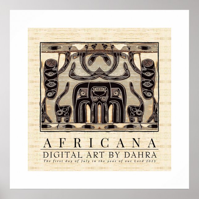 PÓSTER TRIBAL AFRICANO (Frente)