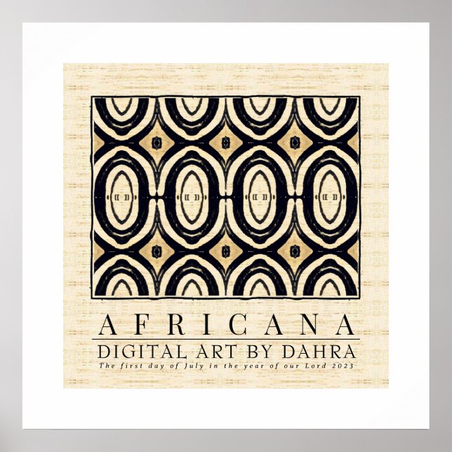 PÓSTER TRIBAL AFRICANO (Frente)