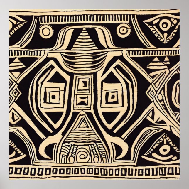 PÓSTER TRIBAL AFRICANO (Frente)
