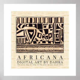 PÓSTER TRIBAL AFRICANO