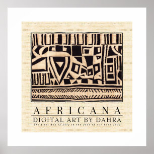 PÓSTER TRIBAL AFRICANO