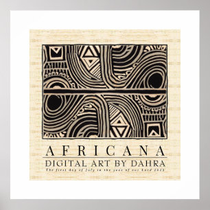 PÓSTER TRIBAL AFRICANO