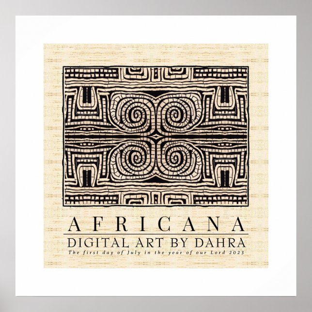 PÓSTER TRIBAL AFRICANO (Frente)