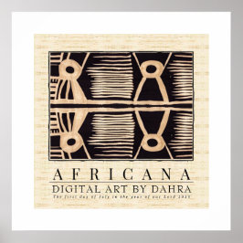 PÓSTER TRIBAL AFRICANO