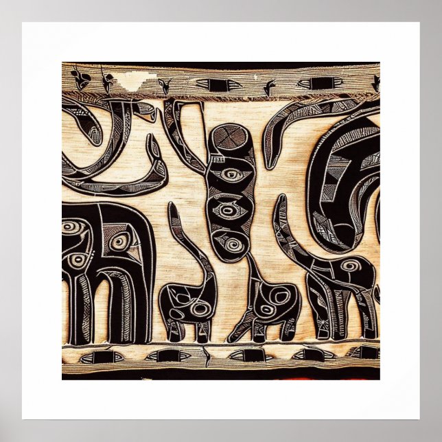 PÓSTER TRIBAL AFRICANO (Frente)