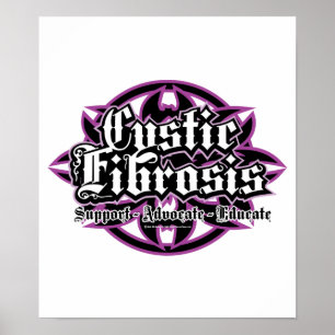 Póster Tribal de Fibrosis Quística
