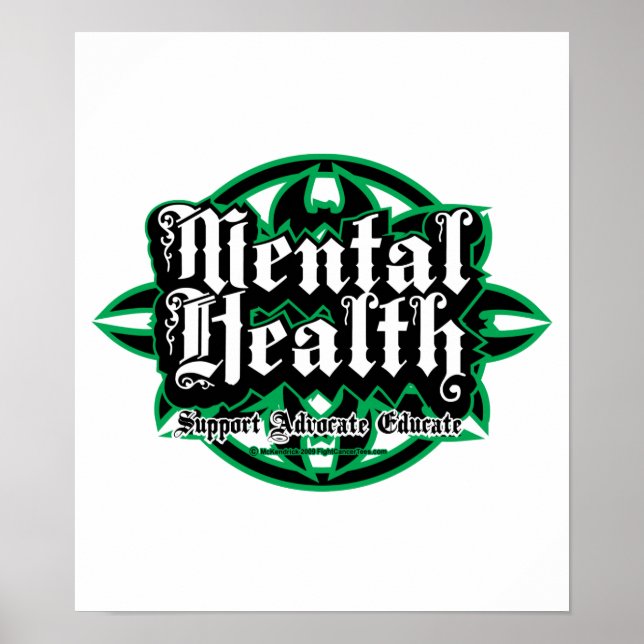 Póster Tribal de Salud Mental (Frente)