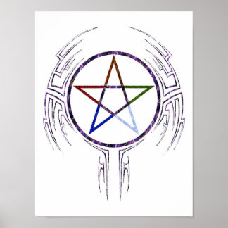 Póster Tribal de Wicca